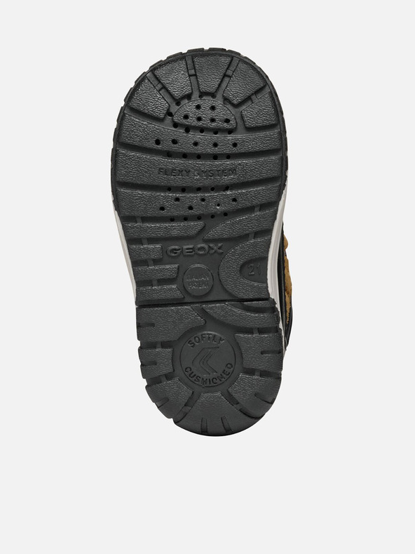 Geox Čierne chlapčenské členkové topánky Geox Omar WPF