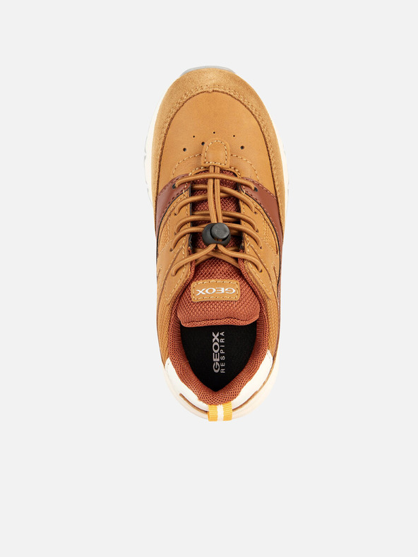 Geox Žlté chlapčenské tenisky Geox Rooner B ABX