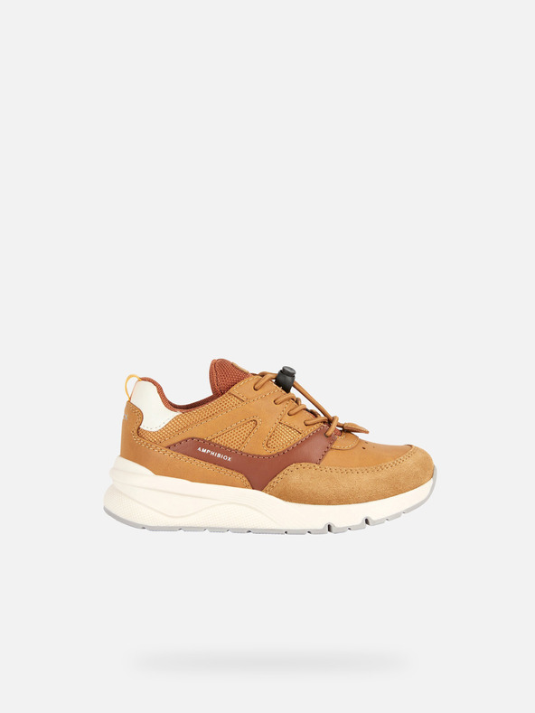 Geox Žlté chlapčenské tenisky Geox Rooner B ABX