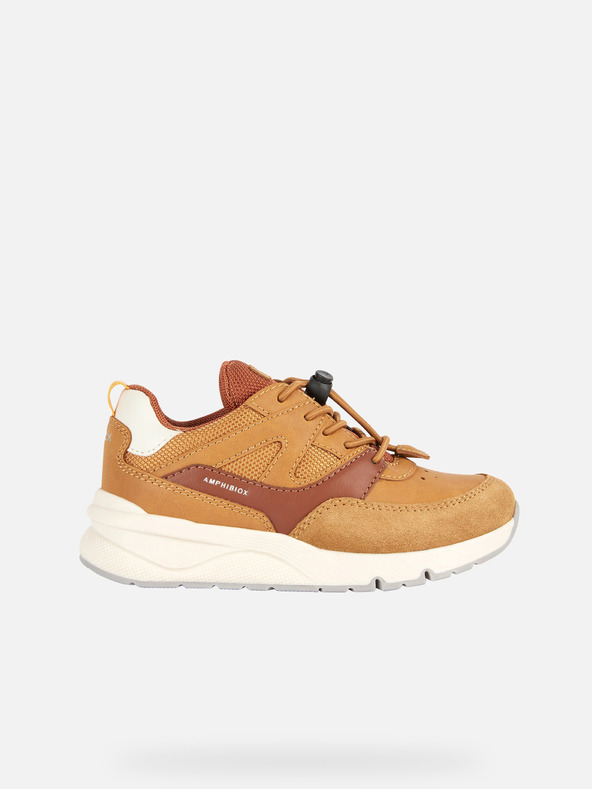 Geox Žlté chlapčenské tenisky Geox Rooner B ABX