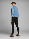 Jack & Jones Čierne pánske džínsy úzkeho strihu Jack & Jones Liam