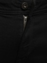 Jack & Jones Čierne pánske džínsy úzkeho strihu Jack & Jones Liam