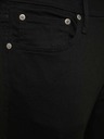 Jack & Jones Čierne pánske džínsy úzkeho strihu Jack & Jones Liam