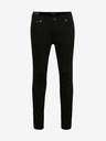Jack & Jones Čierne pánske džínsy úzkeho strihu Jack & Jones Liam