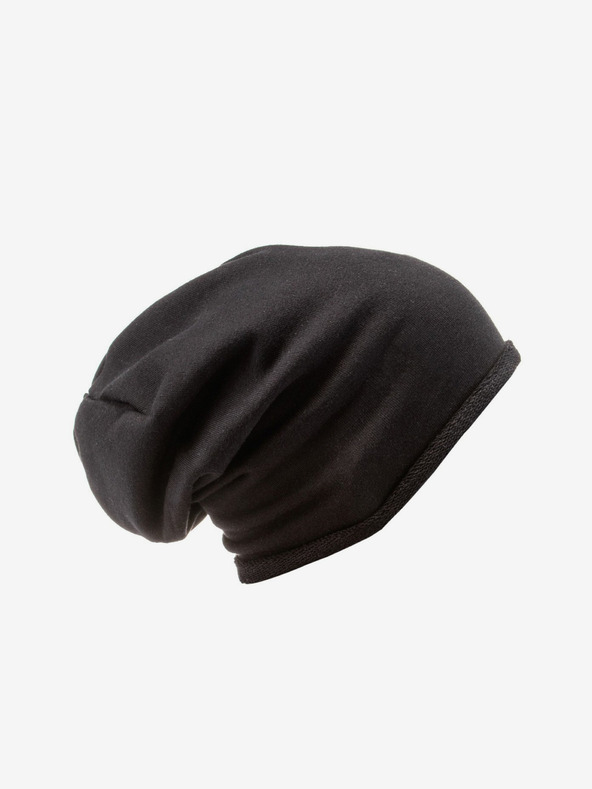 Ombre Clothing Čierna pánska čiapka Ombre Oblečenie H026