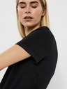 Vero Moda Čierne základné tričko VERO MODA Paula