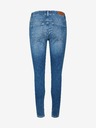 Vero Moda Modré skinny fit džínsy VERO MODA Peach
