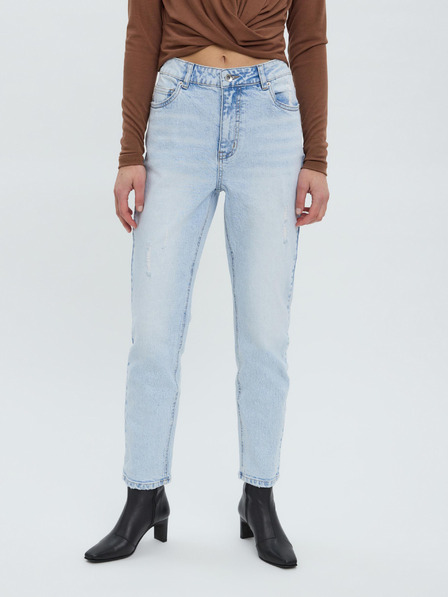 Vero Moda Svetlomodré rovné džínsy VERO MODA Brenda