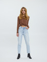 Vero Moda Svetlomodré rovné džínsy VERO MODA Brenda