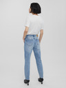 Vero Moda Modré džínsy rovného strihu VERO MODA