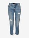 Vero Moda Modré džínsy rovného strihu VERO MODA