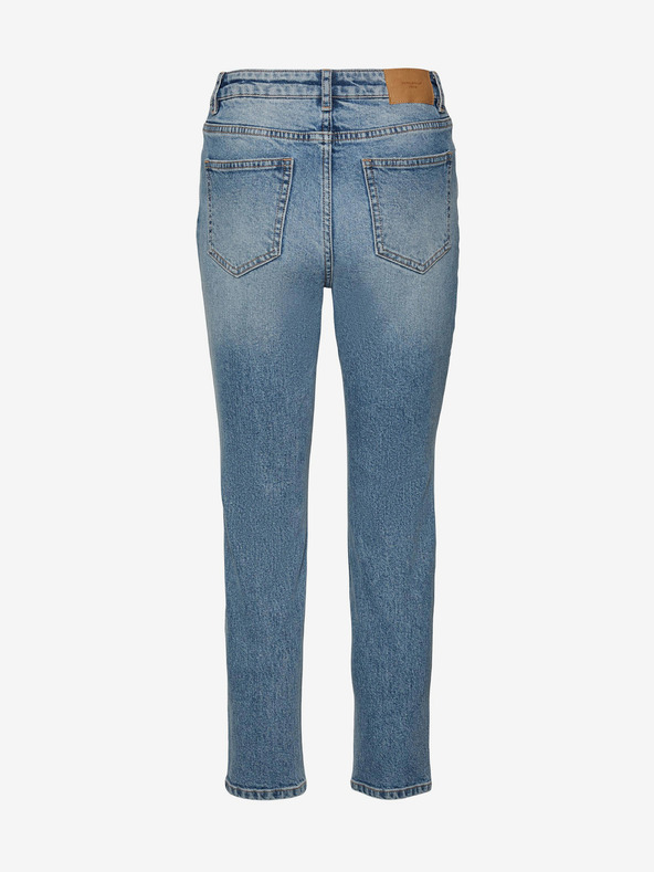 Vero Moda Modré džínsy rovného strihu VERO MODA