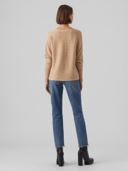 Vero Moda Dámsky béžový sveter by VERO MODA Nora