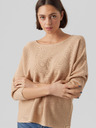 Vero Moda Dámsky béžový sveter by VERO MODA Nora