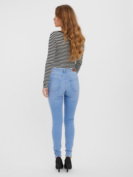 Vero Moda Svetlomodré dámske džínsy skinny fit VERO MODA Lux