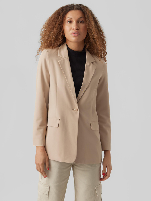 Vero Moda Béžové dámske sako VERO MODA Zelda