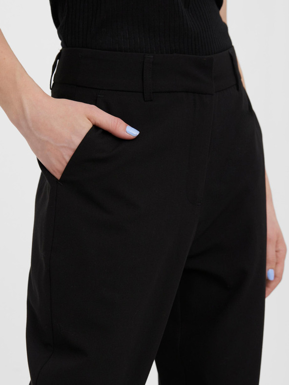 Vero Moda Čierne dámske nohavice VERO MODA Zelda