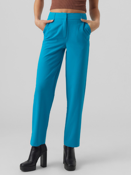 Vero Moda Modré dámske nohavice VERO MODA Zelda
