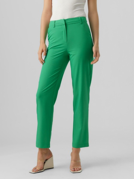 Vero Moda Zelené dámske nohavice VERO MODA Zelda