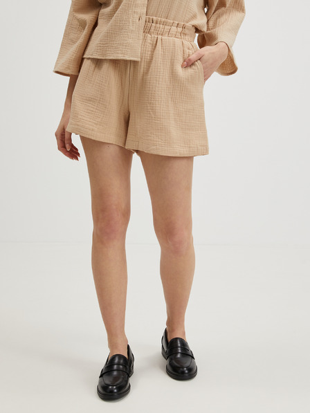 Vero Moda Béžové dámske šortky VERO MODA Natali
