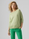 Vero Moda Svetlozelený ľahký sveter VERO MODA Nellie