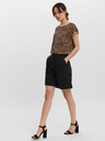 Vero Moda Čierne dámske šortky VERO MODA Zelda
