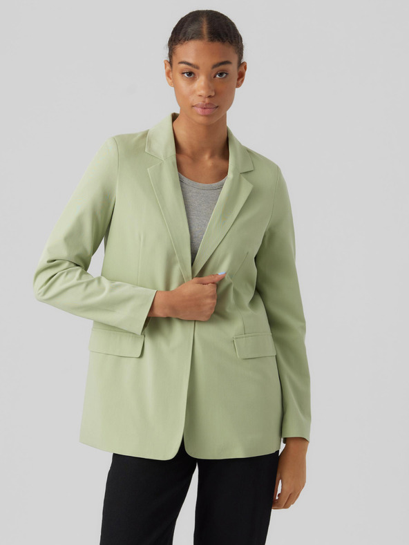 Vero Moda Svetlozelené dámske sako VERO MODA Zelda