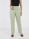 Vero Moda VERO MODA Zelda svetlozelené dámske skrátené nohavice