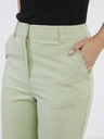 Vero Moda VERO MODA Zelda svetlozelené dámske skrátené nohavice
