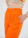 Vero Moda Oranžové dámske široké nohavice VERO MODA Carmen