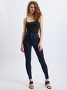 Orsay Tmavo modré dámske skinny fit nohavice ORSAY