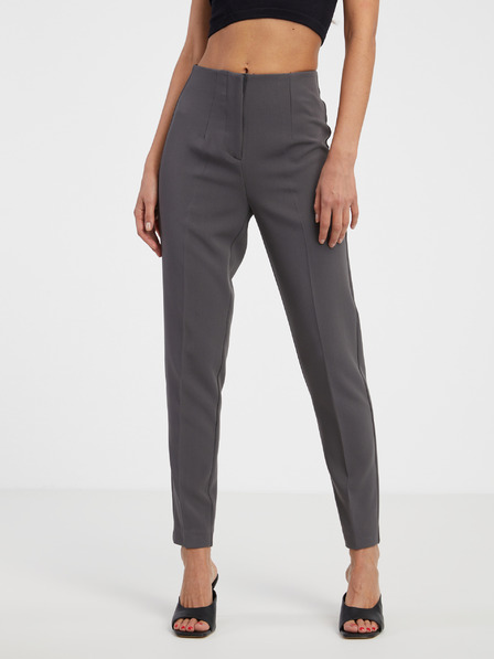 Vero Moda Šedé dámske nohavice VERO MODA Sandy