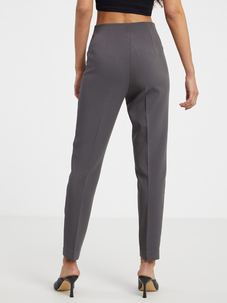 Vero Moda Šedé dámske nohavice VERO MODA Sandy