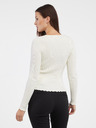 Vero Moda VERO MODA Evie krémový dámsky sveter