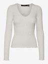 Vero Moda VERO MODA Evie krémový dámsky sveter