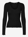 Vero Moda Čierny dámsky sveter VERO MODA Evie
