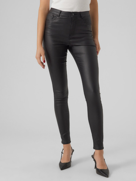 Vero Moda Čierne dámske úzke nohavice VERO MODA Sophia