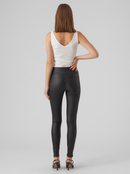 Vero Moda Čierne dámske úzke nohavice VERO MODA Sophia