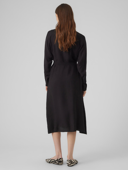 Vero Moda Čierne dámske košeľové šaty VERO MODA Debby
