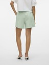 Vero Moda Svetlozelené dámske šortky Vero Moda Carmen