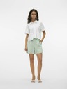 Vero Moda Svetlozelené dámske šortky Vero Moda Carmen
