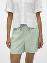 Vero Moda Svetlozelené dámske šortky Vero Moda Carmen
