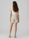 Vero Moda Béžové dámske plátenné šortky Vero Moda Jesmilo