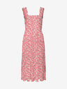 Vero Moda Červeno-biele midi šaty Vero Moda Menny