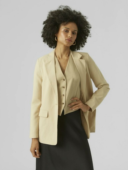Vero Moda Béžová dámska bunda Vero Moda Carmen