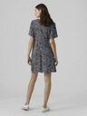 Vero Moda Tmavomodré dámske vzorované šaty Vero Moda Alba