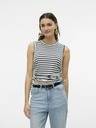 Vero Moda Modro-smetanový pruhovaný top Vero Moda Holly