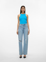 Vero Moda Modré základné tielko Vero Moda Chloe