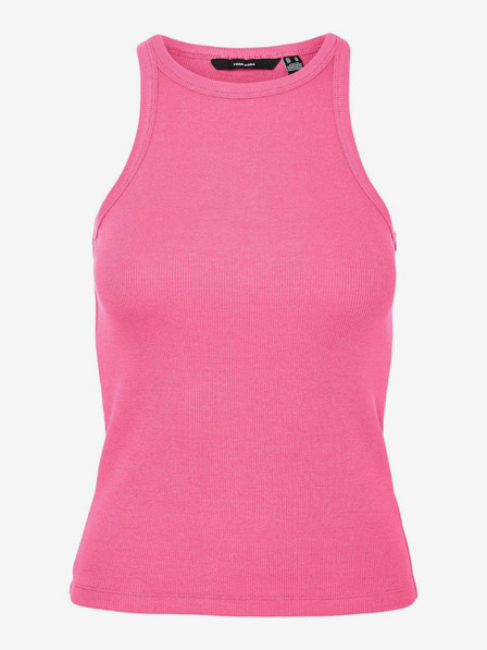 Vero Moda Tmavoružové dámske základné tielko Vero Moda Chloe