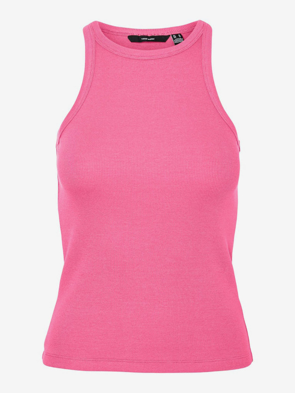 Vero Moda Tmavoružové dámske základné tielko Vero Moda Chloe